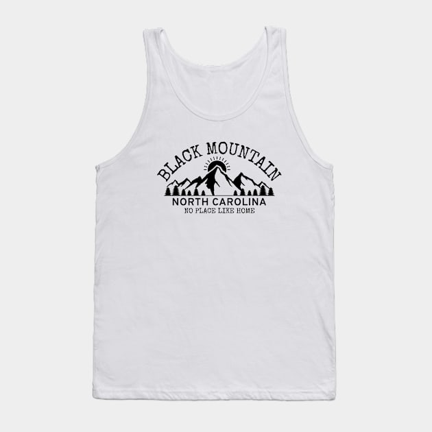 Black Mountain, North Carolina Hometown Tank Top by Mountain Morning Graphics